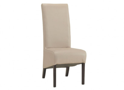 Set 6x Sessel Stuhl Design Holz Leder Polster Stühle Gastro Esszimmer Gruppe